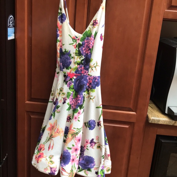Flowery Skater Dress - Picture 2 of 5